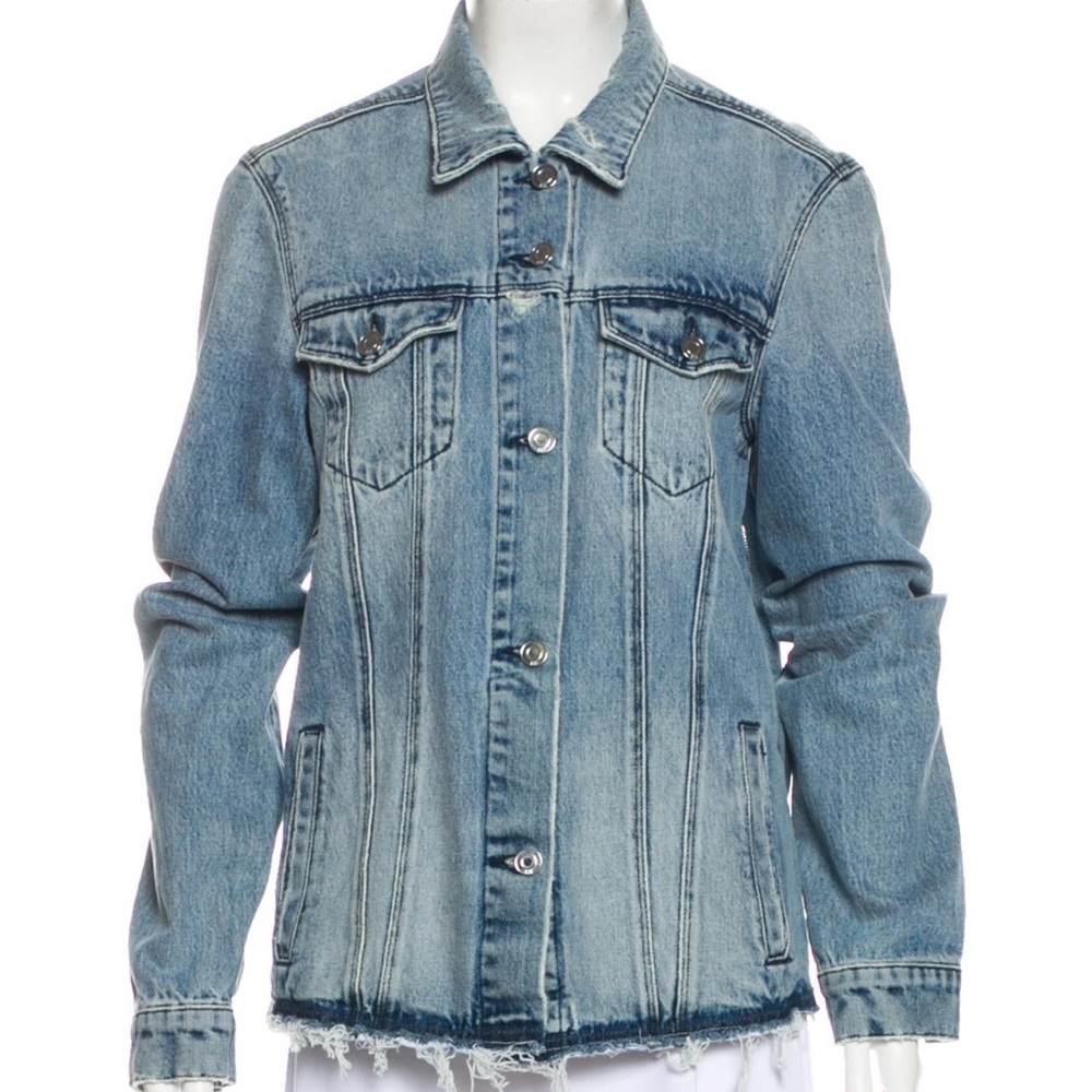 RtA Denim Denim Button-Up Jacket